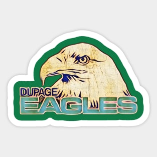 Dupage Eagles Football Sticker